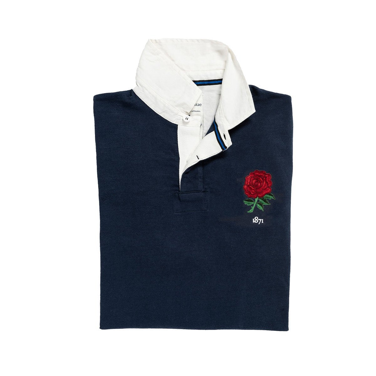 England 1871 Away Rugby Shirt Black & Blue 1871 Shirts - Rugby Shirts