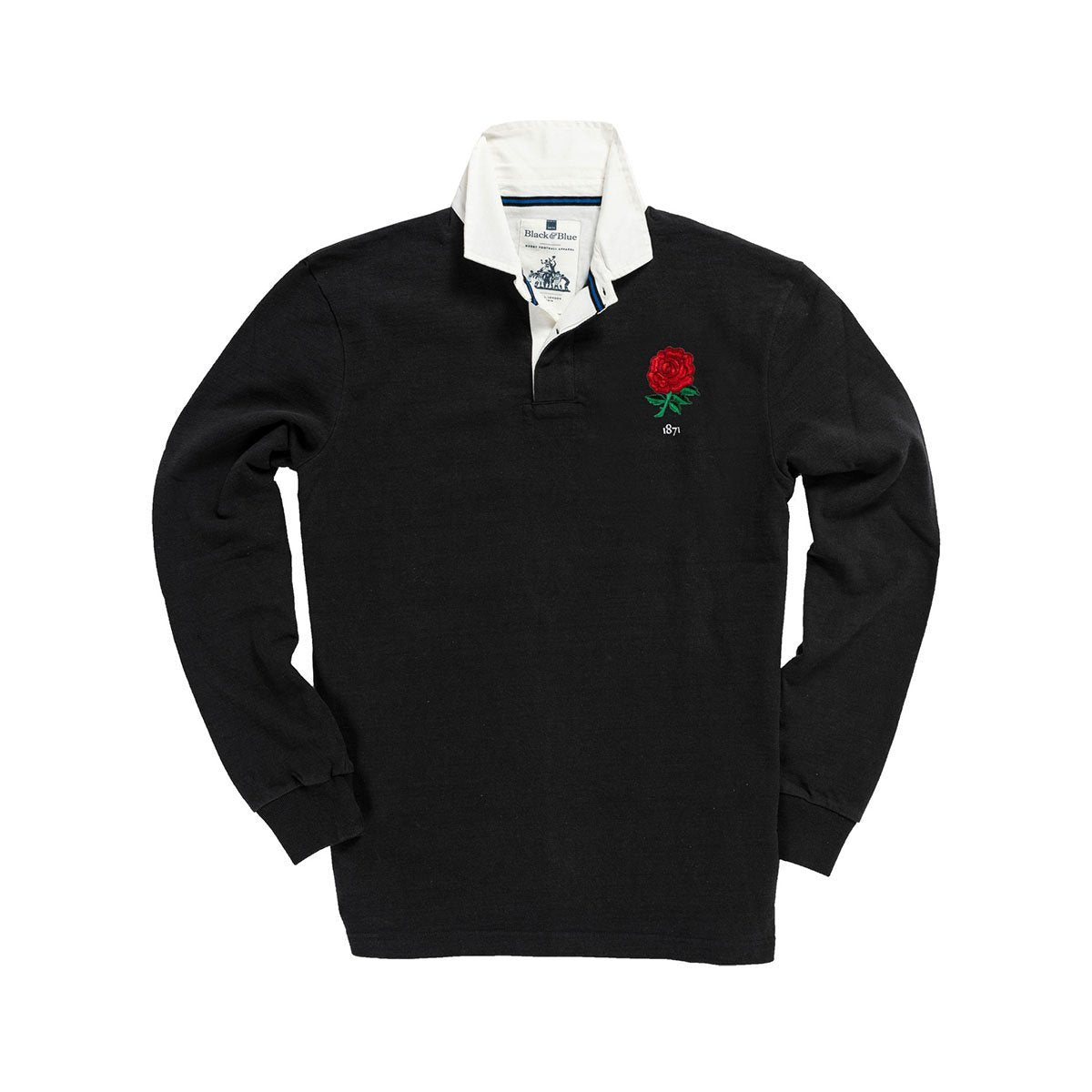 England 1871 Special Edition Rugby Shirt Black &amp; Blue 1871 Shirts - Rugby Shirts