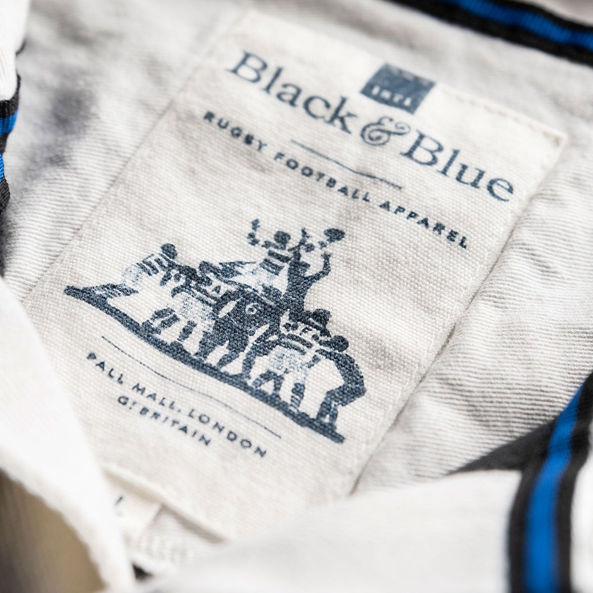 England 1871 Special Edition Rugby Shirt Black & Blue 1871 Shirts - Rugby Shirts