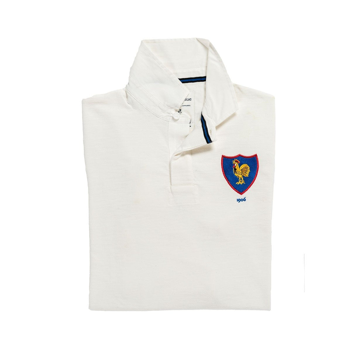 France 1906 Away Rugby Shirt Black & Blue 1871 Shirts - Rugby Shirts