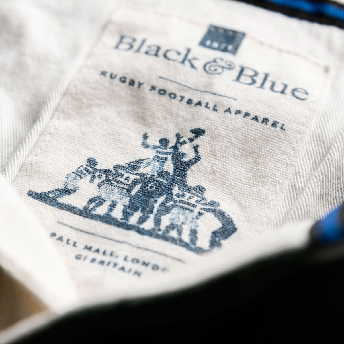 Ireland 1875 Rugby Shirt Black & Blue 1871 Shirts - Rugby Shirts