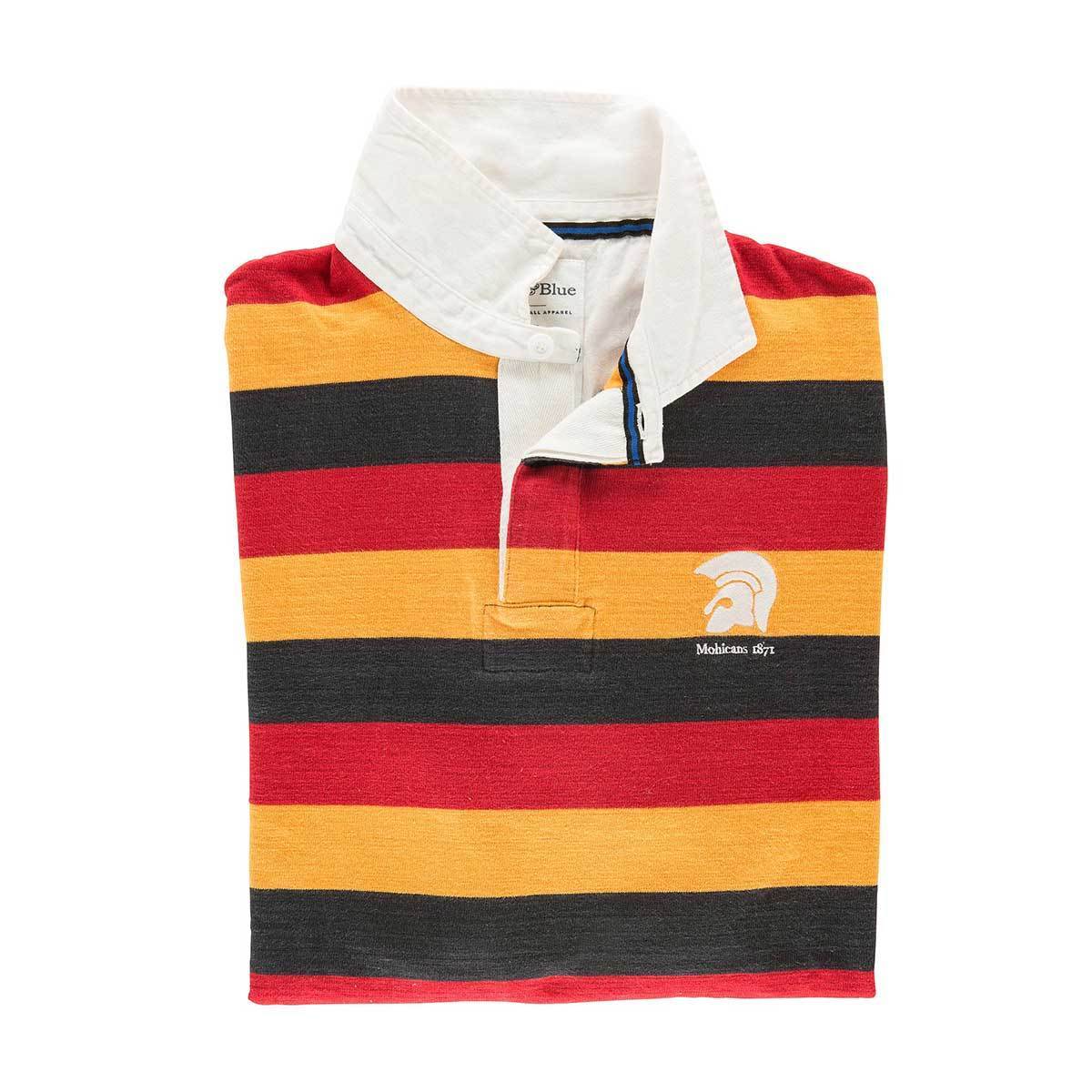 Mohicans 1871 Rugby Shirt Black & Blue 1871 Shirts - Rugby Shirts