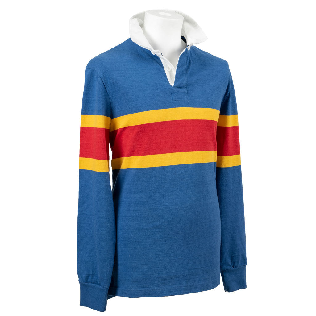 Outdoor Heritage Rugby Shirt Black & Blue 1871 Rugby Shirts