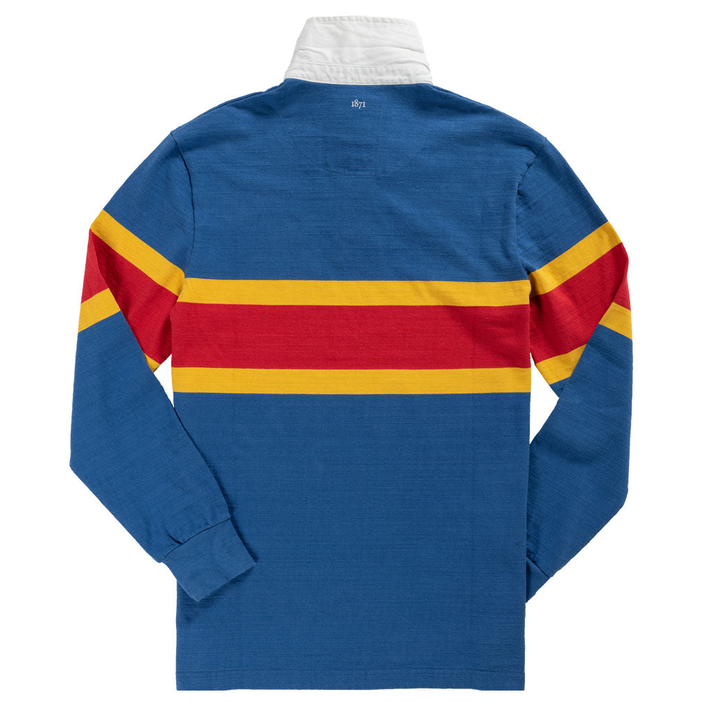 Outdoor Heritage Rugby Shirt Black & Blue 1871 Rugby Shirts