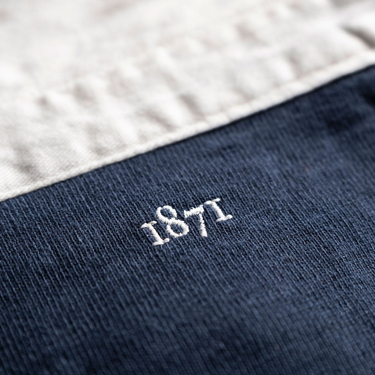 Oxford 1872 Rugby Shirt Black & Blue 1871 Shirts - Rugby Shirts