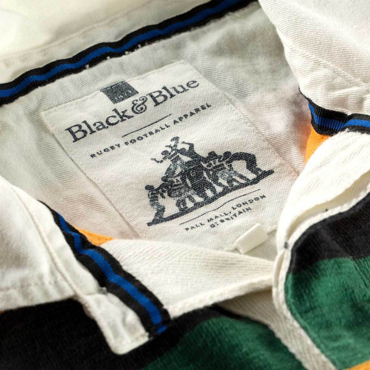Ravenscourt Park 1871 Rugby Shirt Black & Blue 1871 Shirts - Rugby Shirts