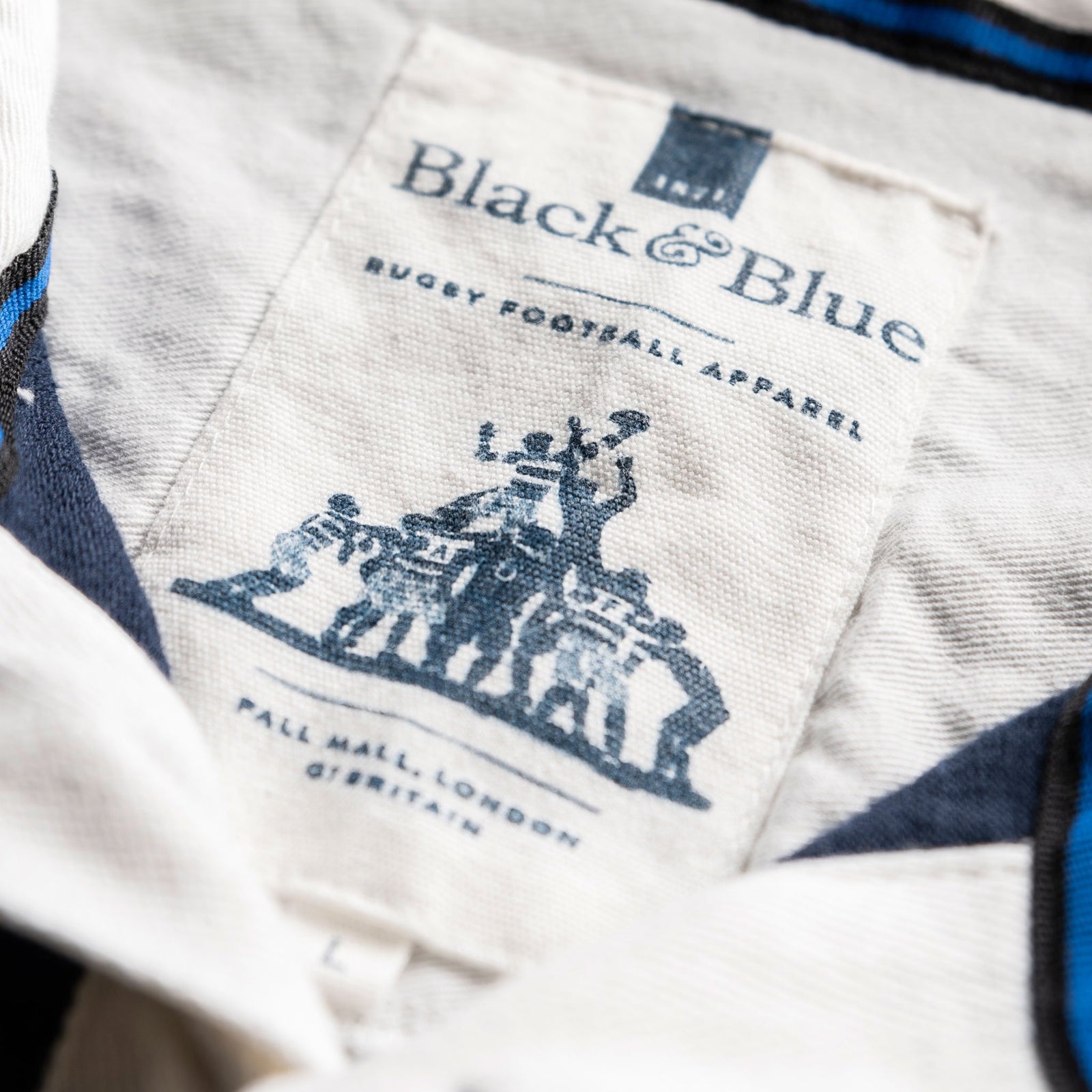 Scotland 1871 Rugby Shirt Black & Blue 1871 Rugby Shirts