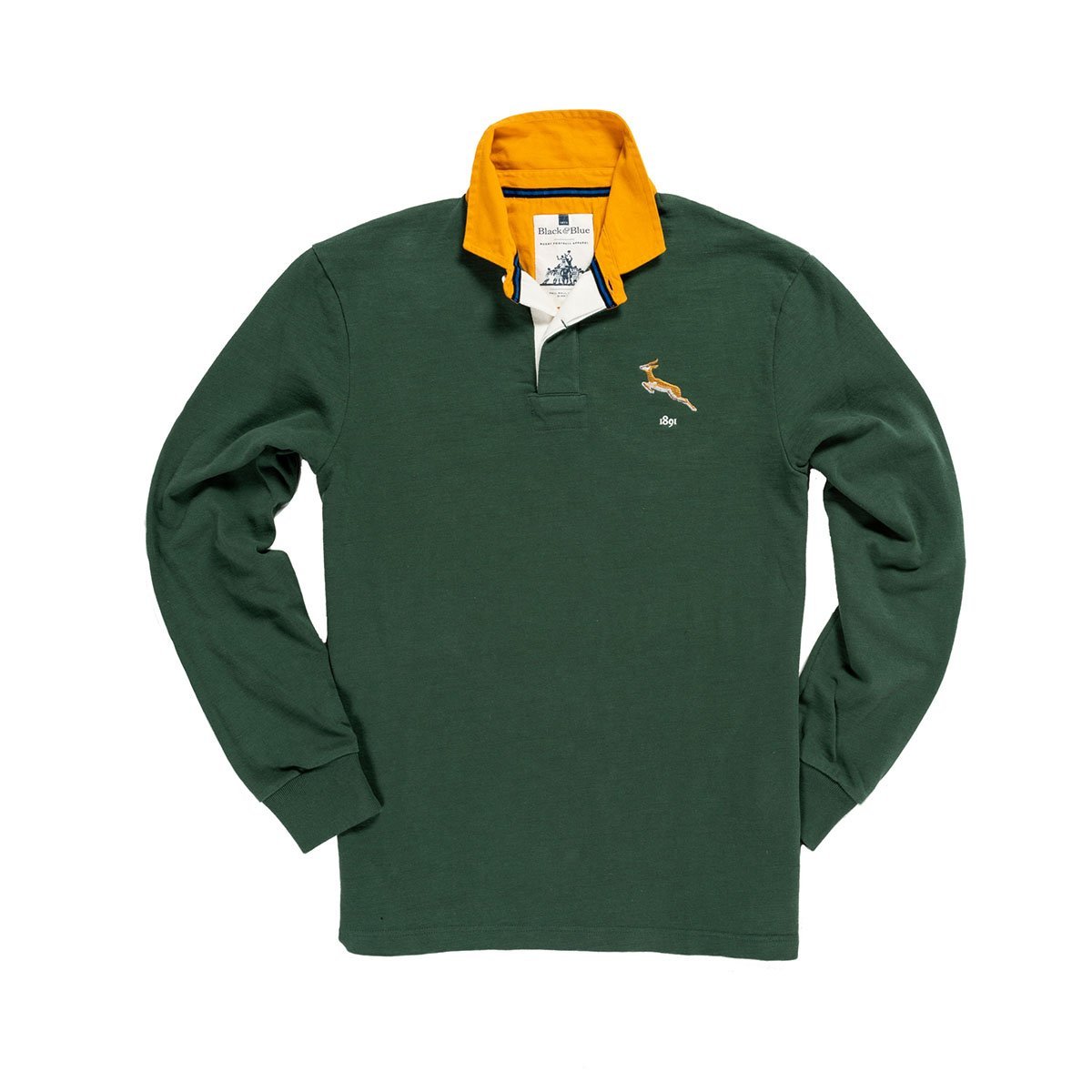 South Africa 1891 Rugby Shirt Black &amp; Blue 1871 Rugby Shirts