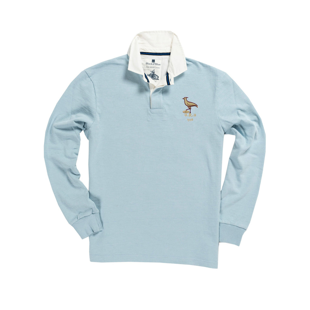 Uruguay 1948 Rugby Shirt Black &amp; Blue 1871 Rugby Shirts