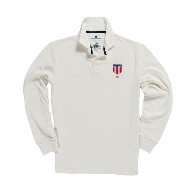 USA 1912 Rugby Shirt Black & Blue 1871 Shirts - Rugby Shirts
