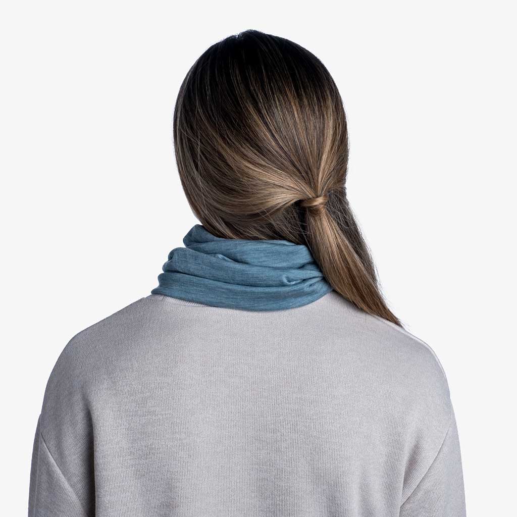 Merino Lightweight BUFF 113010.722 Neck Gaiters One Size / Solid Pool