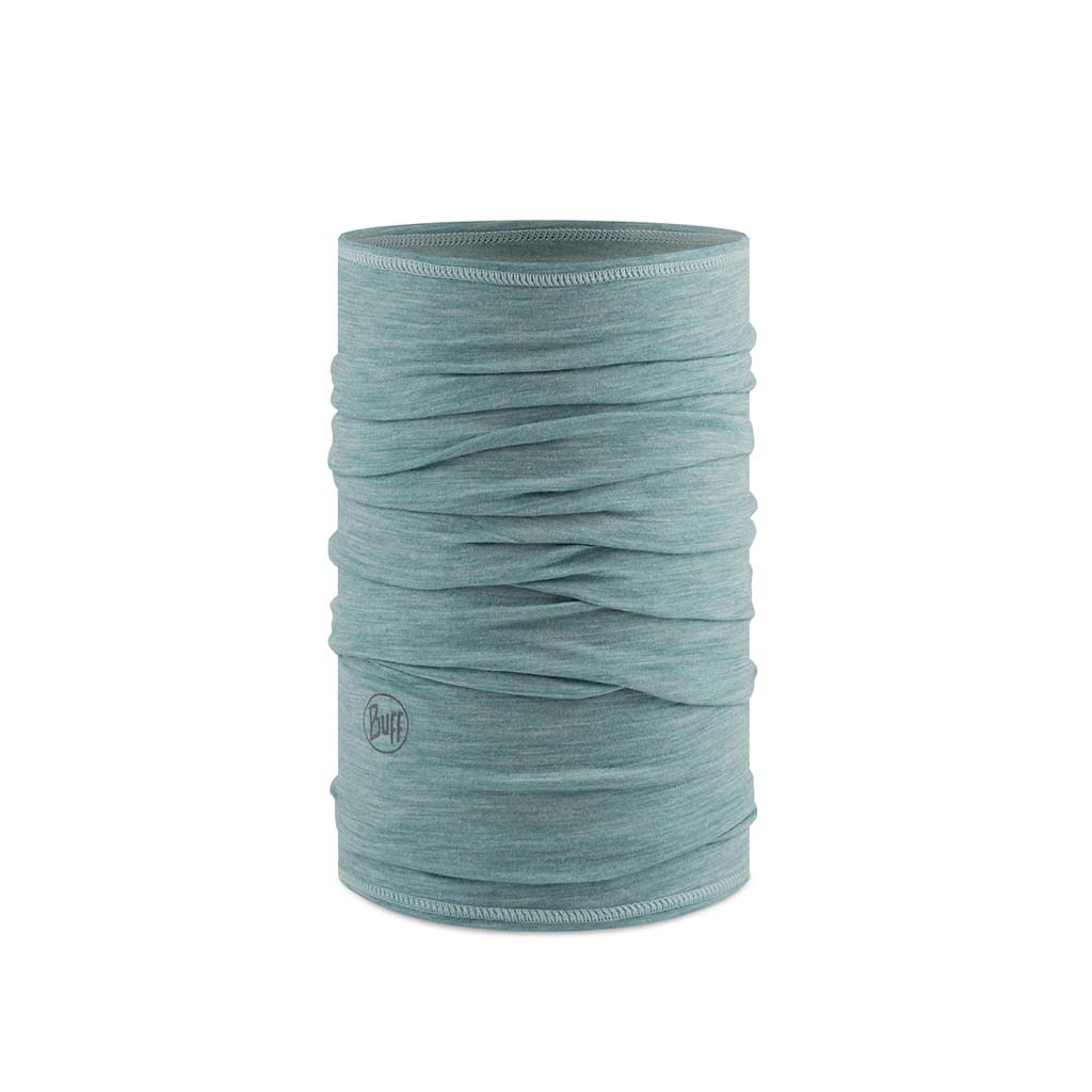 Merino Lightweight BUFF 113010.722 Neck Gaiters One Size / Solid Pool