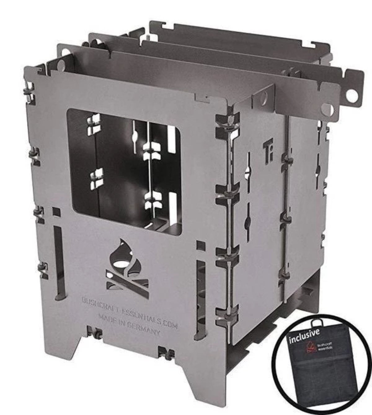 Bushbox LF Titanium Bushcraft Essentials BCE-044 Camping Stoves One Size / Titanium