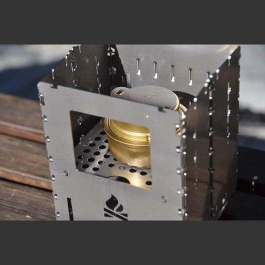 Bushbox XL ステンレス Extra large Grill Plate turns Bushbox XL into an outdoor