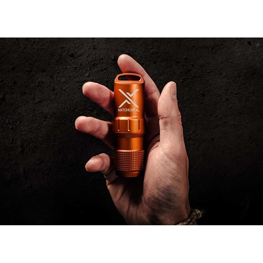 Matchcap XL Exotac 91037401540 Firestarters One Size / Gunmetal