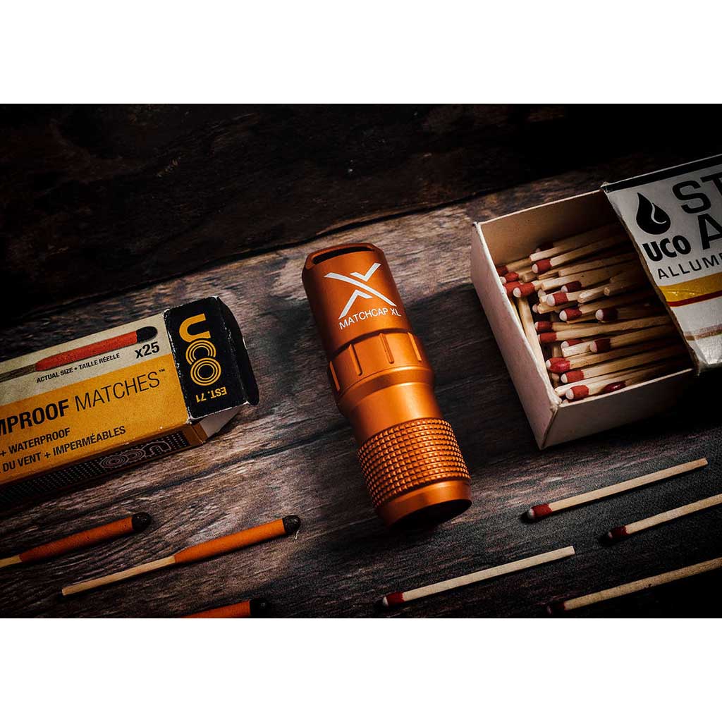 Matchcap XL Exotac 91037401540 Firestarters One Size / Gunmetal