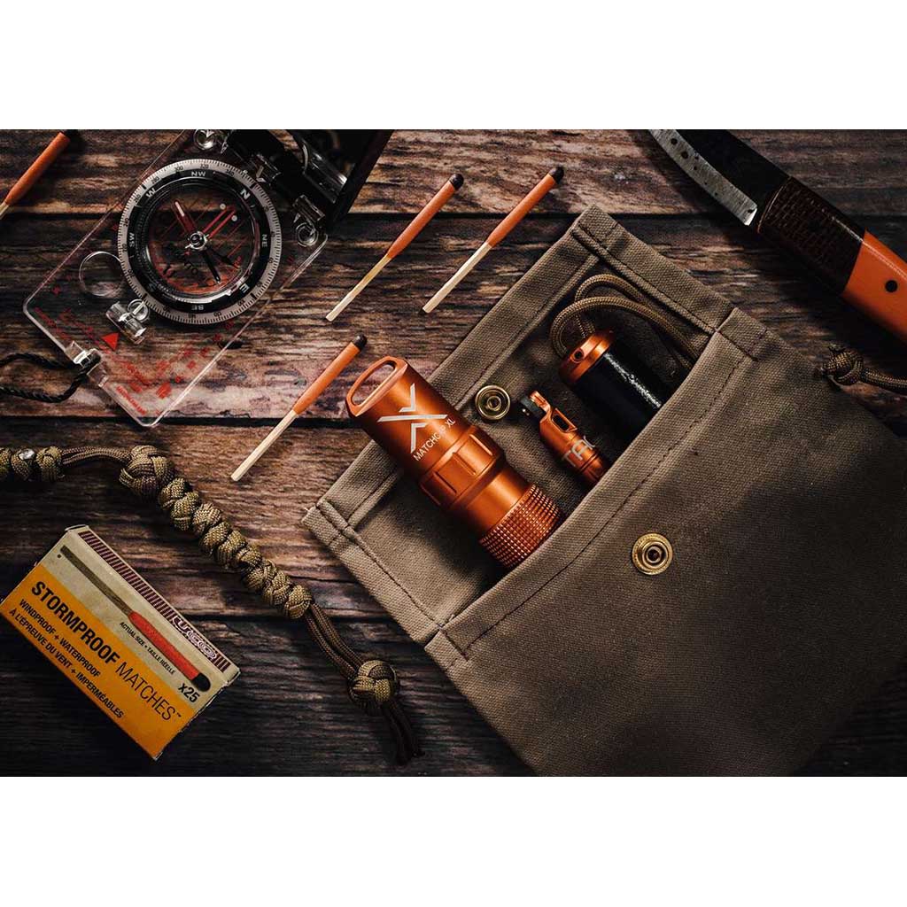 Matchcap XL Exotac 91037401540 Firestarters One Size / Gunmetal