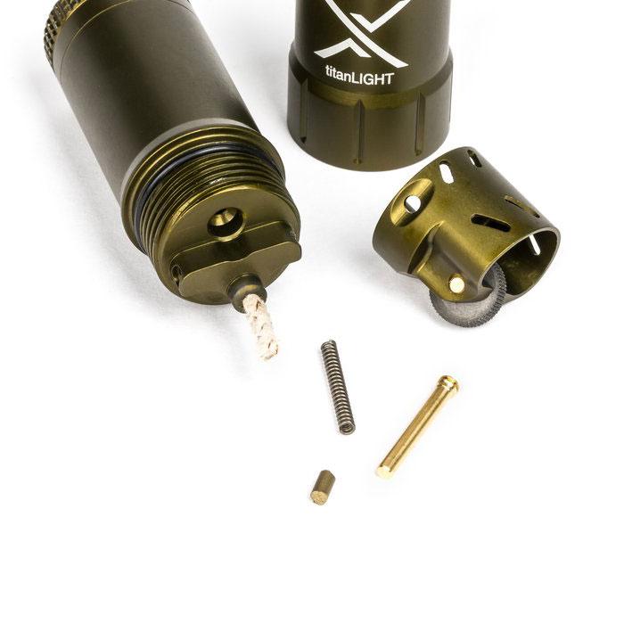 titanLIGHT Lighter Exotac TITANLIGHT-GUN Firestarters One Size / Gunmetal
