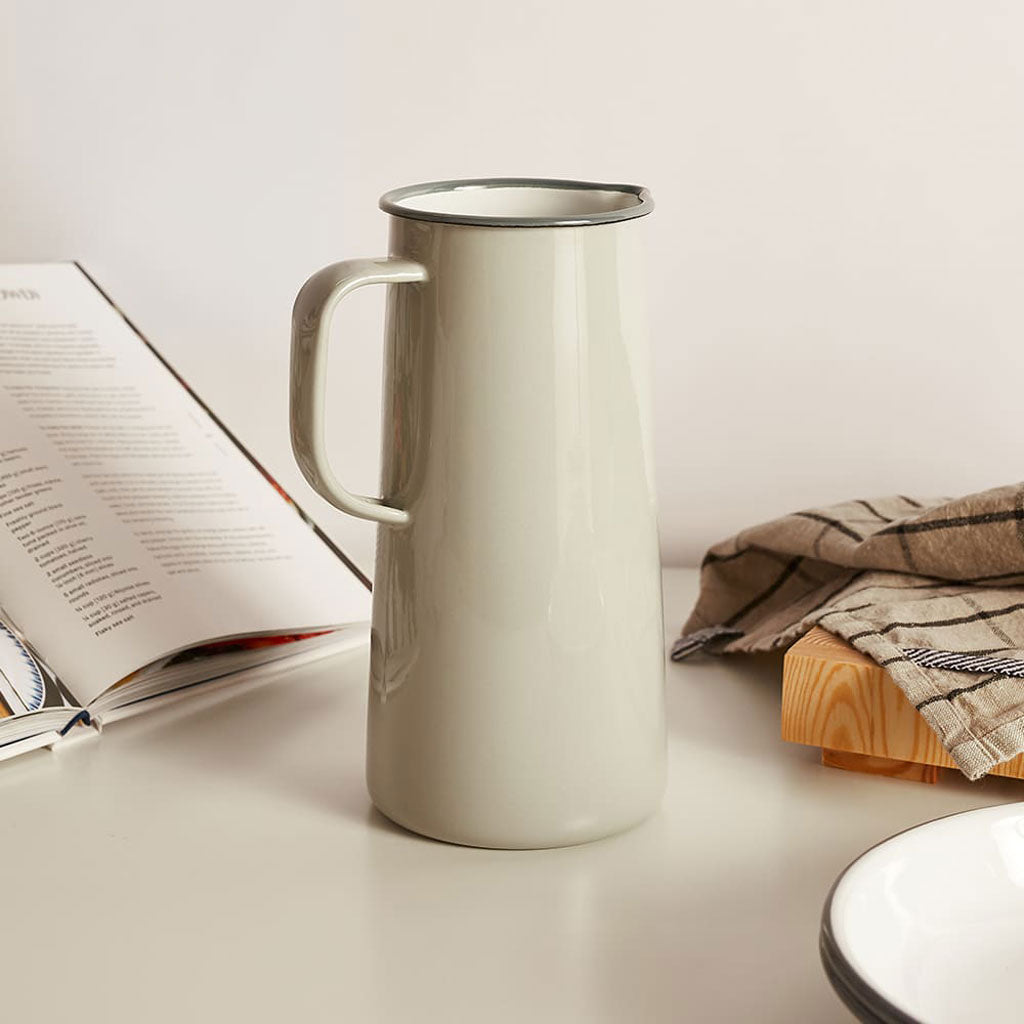 3 Pint Jug Falcon Enamelware FAL-002-LE-UK Jugs 3 Pints / Oyster Grey