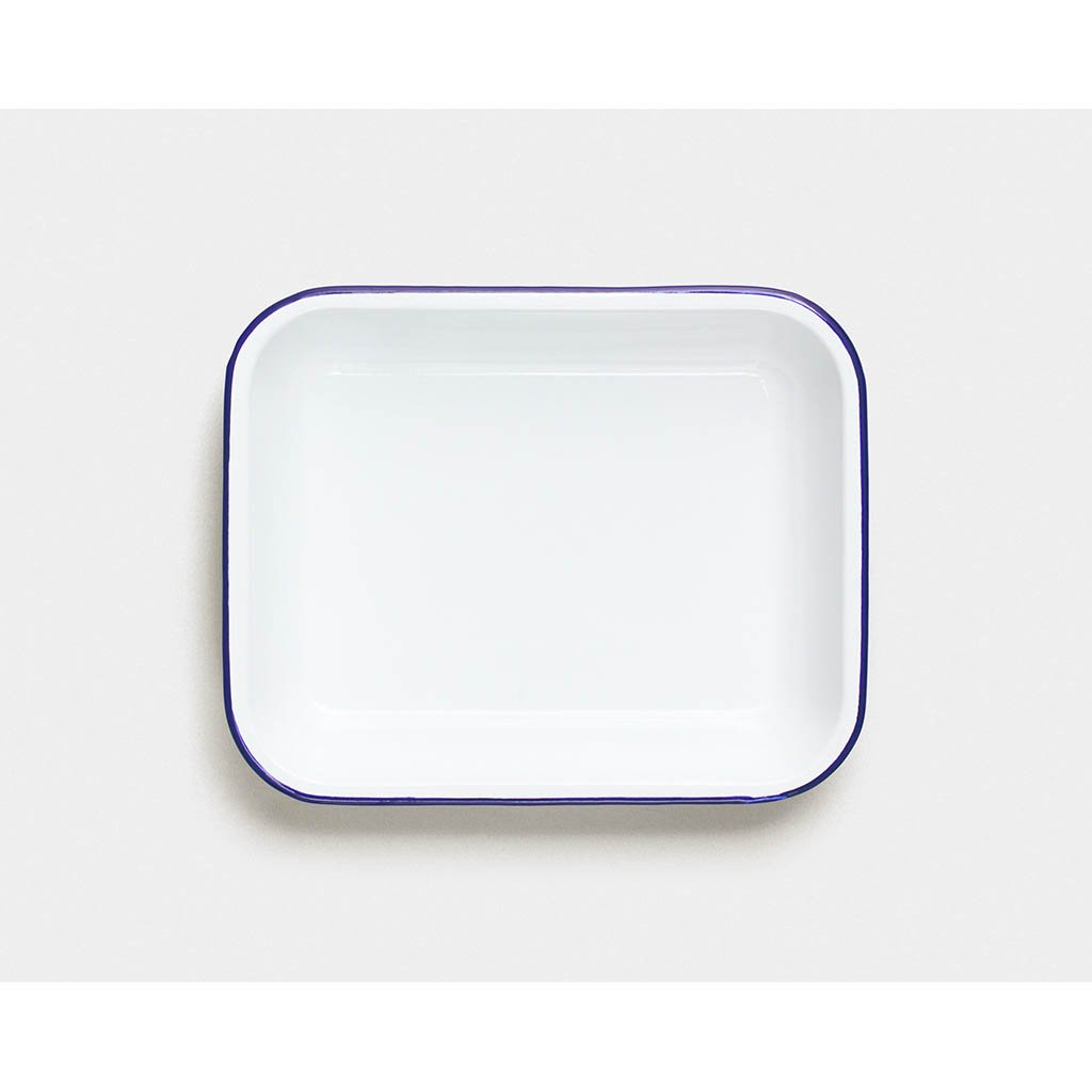 Bake Set Falcon Enamelware FAL-BAK-BW-UK Bake Sets One Size / White w/ Blue Rim