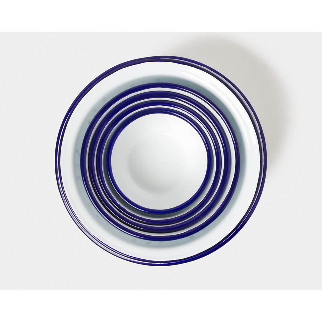 Prep Set Falcon Enamelware FAL-PRE-BW-UK Prep Sets One Size / White w/ Blue Rim