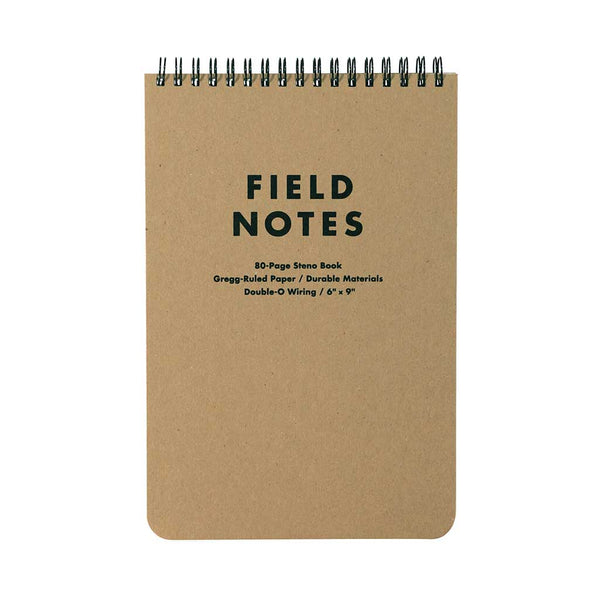 80-Page Steno Book Field Notes FN-07 Notebooks One Size / Brown