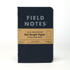 Memo Book | Dot-Graph | 3-Pack Field Notes FN-33 Notebooks 3 Pack / Black