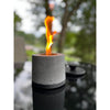 FLÎKR Fire Bundle (with Lid) FLÎKR Fire FF-BLKL Alcohol Fireplaces One Size / Black