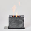 Square FLÎKR Fire Bundle (with Lid) FLÎKR Fire FF-SQ-BLK Alcohol Fireplaces Square / Black