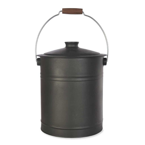Forge Fire Bucket Garden Trading FGFB01 Fireside Tools One Size / Black
