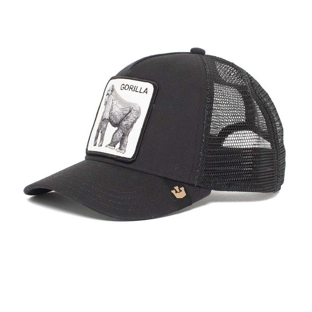 Gorilla Trucker Hat Goorin Bros. 101-0386-BLK Caps & Hats One Size / Black