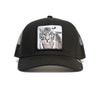 White Tiger Black Trucker Hat Goorin Bros. 101-0392-BLK Caps & Hats One Size / Black