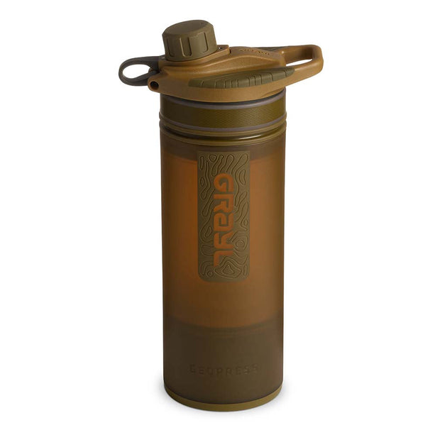 GeoPress Water Purifier Grayl GR-309052 Water Filters 710ml / Coyote Brown