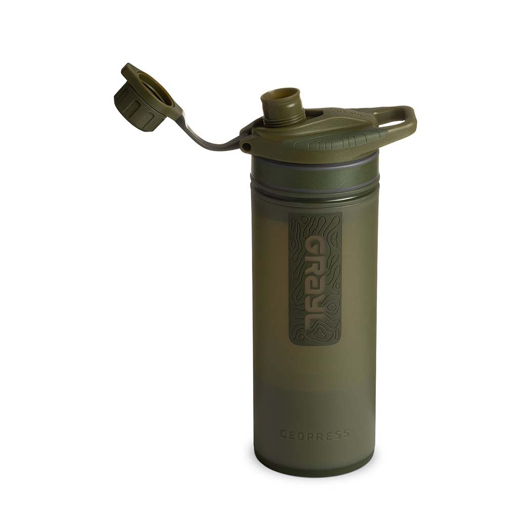 GeoPress Water Purifier Grayl GR-309045 Water Filters 710ml / Olive Drab