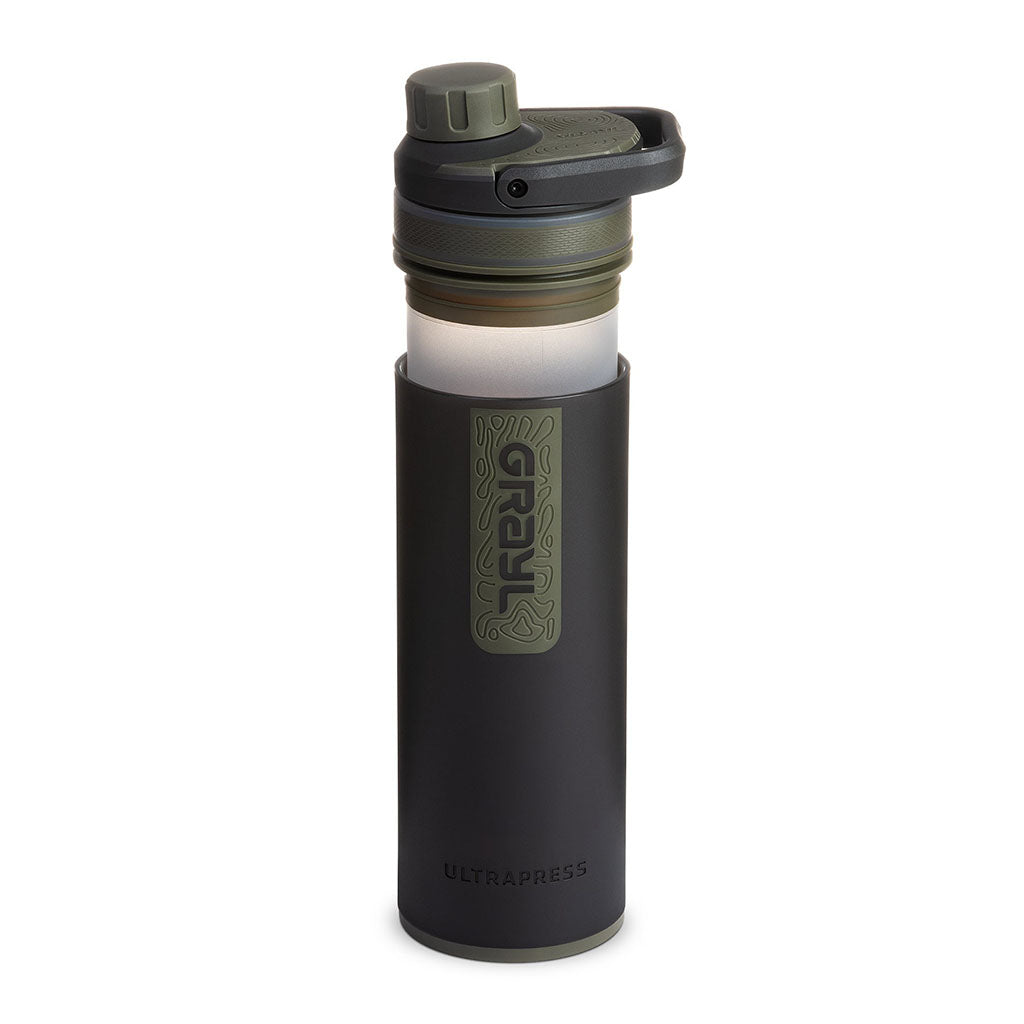 UltraPress Water Purifier Grayl GR-512483 Water Filters 500ml / Camp Black