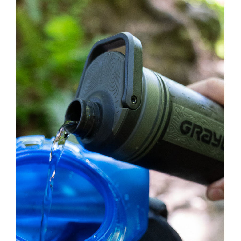 UltraPress Water Purifier Grayl GR-512483 Water Filters 500ml / Camp Black