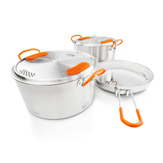 Stainless Steel Cookset GSI Outdoors Glacier Stainless Camper Cookware ...
