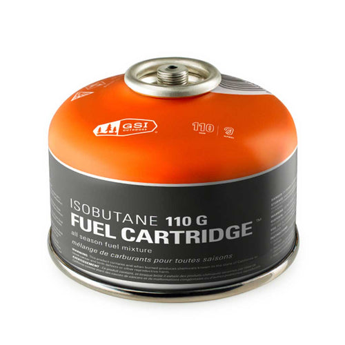 Isobutane Fuel Canister GSI Outdoors GSI-56021-6 Stove Fuel 110g / Grey