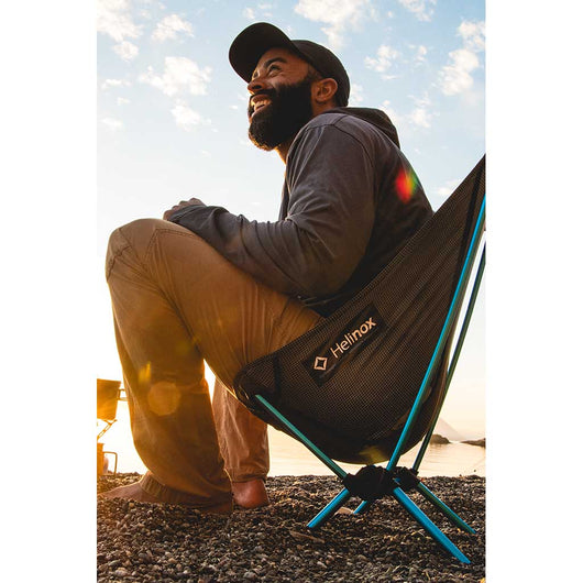 Helinox | Chair Zero High Back | Best Camp Chair | Grey | WildBounds