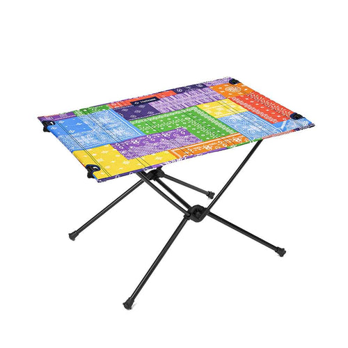 Table One Hard Top Helinox 13869 Outdoor Tables One Size / Rainbow Bandanna Quilt