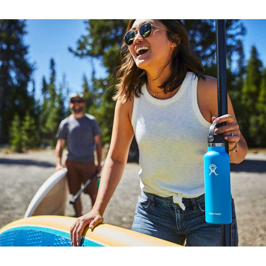 Hydro Flask 24oz Standard Mouth Alpine Review + Accessories 💦 