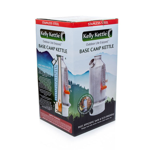 Kelly Base Camp Kettle アルミニウム アウトドア キャンプ Large 'Base Camp' Kelly Kettle® Alu. (1.6ltr)