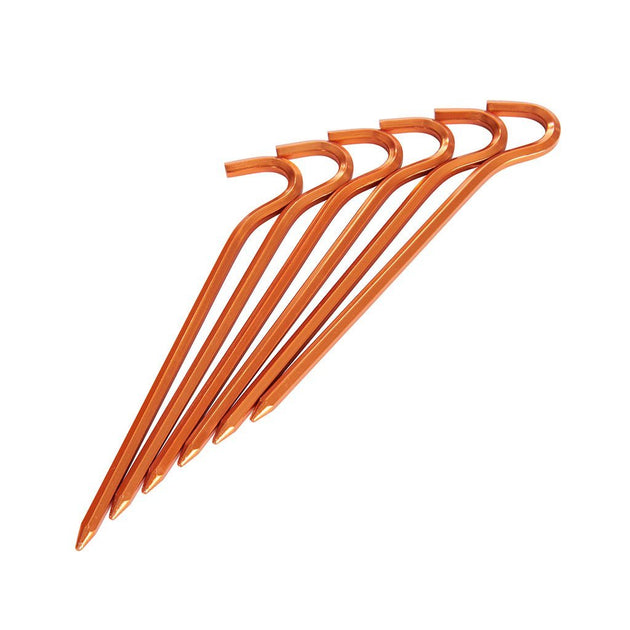 Nobendium II Stake (6 Pack) Kelty 47826220 Tent Stakes One Size / Mandarine Red