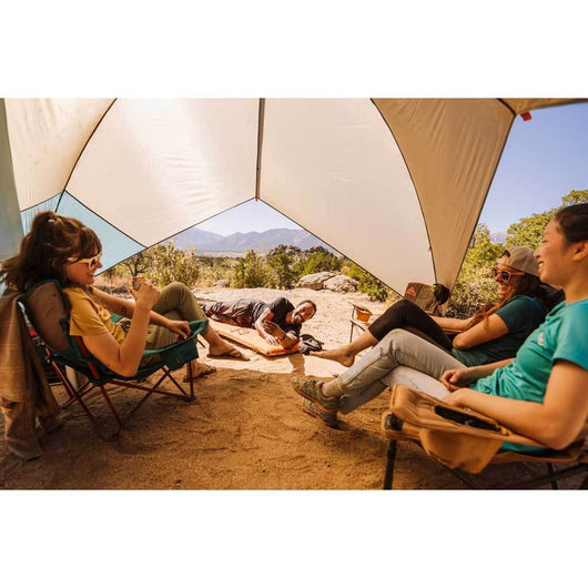 Kelty | Sunshade with Side Wall | Beach Shelter | Sun Shelter | Fallen Rock