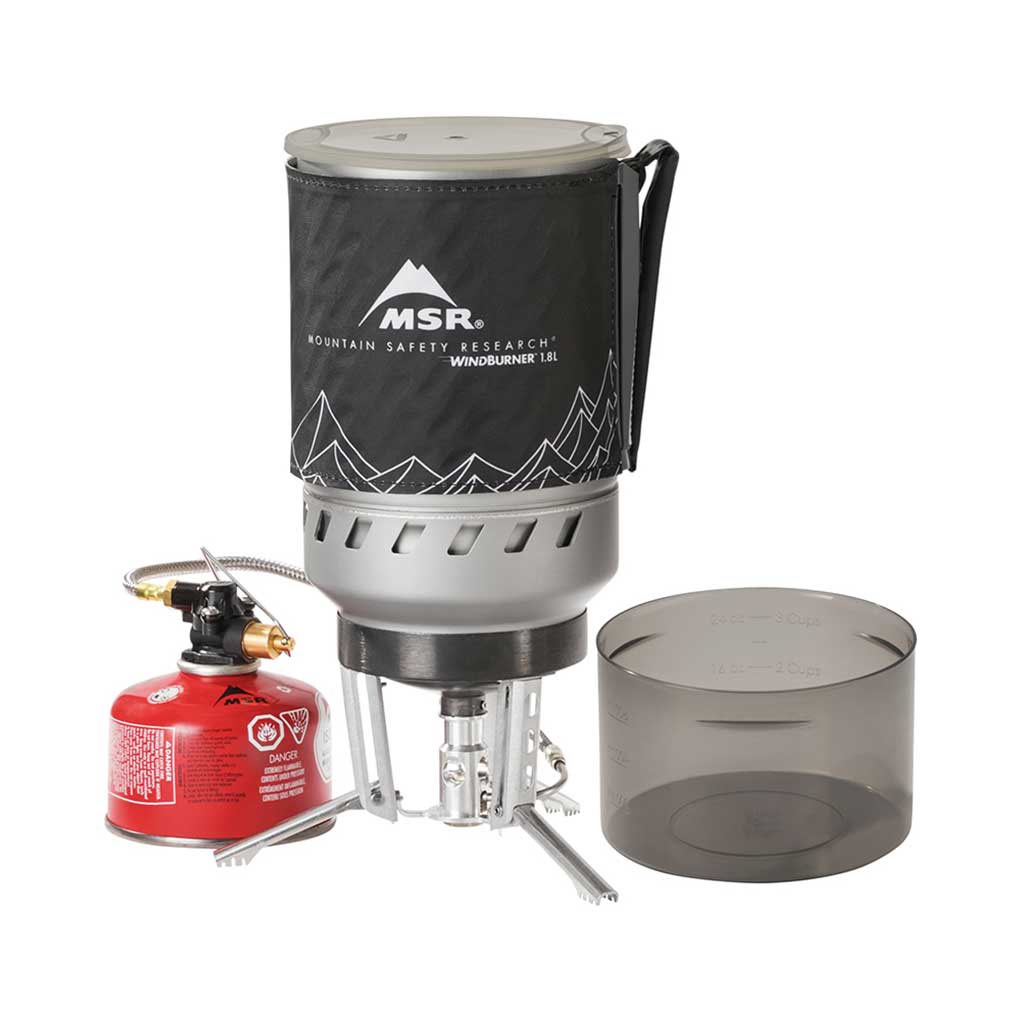 WindBurner Duo System MSR 10366 Camping Stoves 1.8L / Black