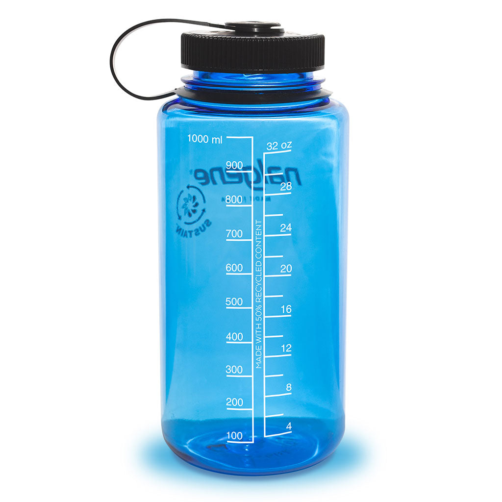 1L Wide Mouth Tritan Sustain Nalgene N2020-1732 Water Bottles 1 Litre / Slate Blue