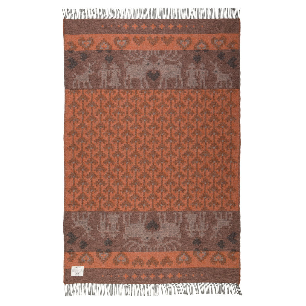 Fästfolk Emilia & Einar Wool Blanket Öjbro Vantfabrik OFAS05UP130220 Blankets 130 x 220 cm / Fästfolk Emilia & Einar