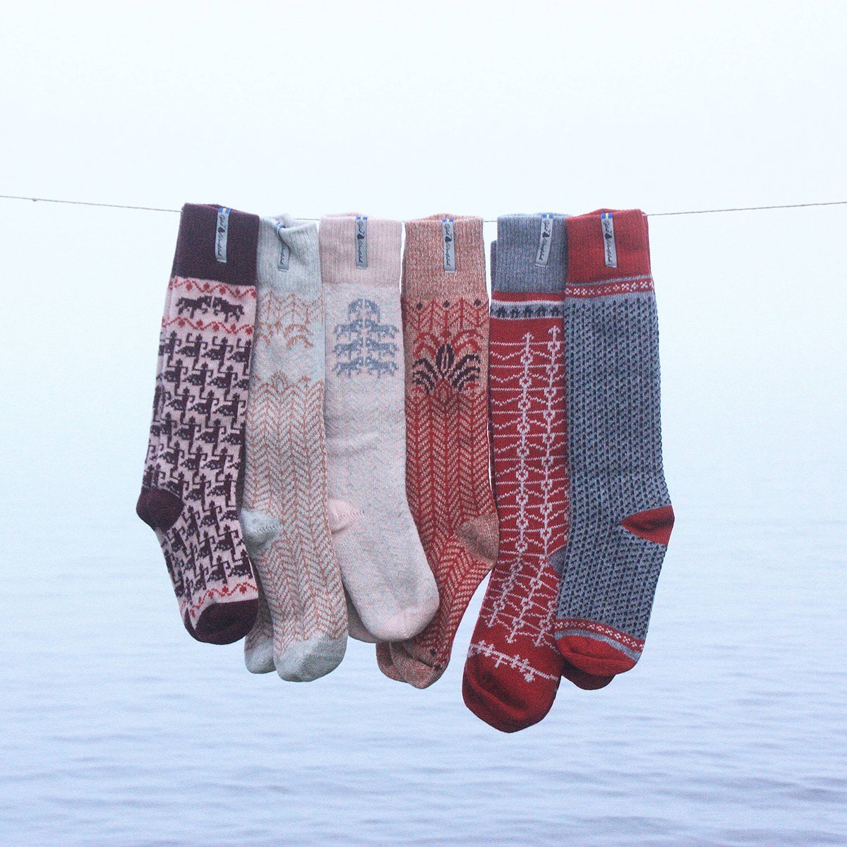 Skaftö Grå Socks Öjbro Vantfabrik Socks