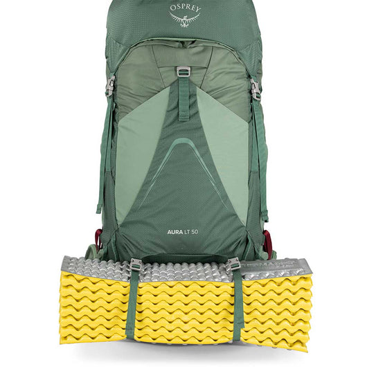 Osprey | Aura AG LT 50 Backpack | Women's | Koseret/Spring Green