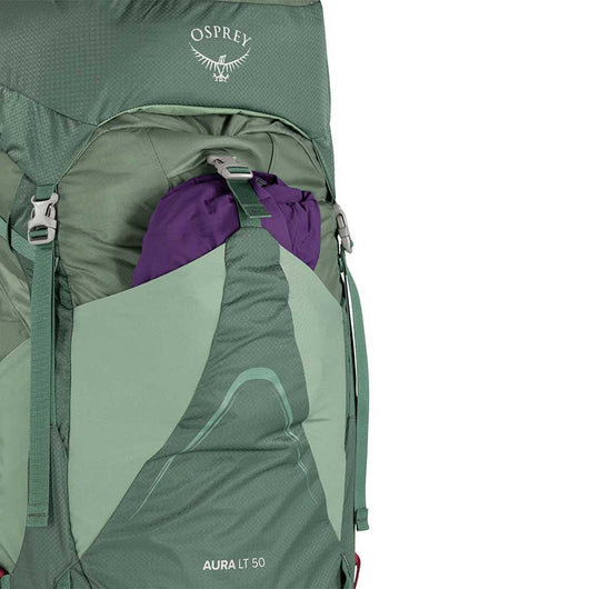 Osprey | Aura AG LT 50 Backpack | Women's | Koseret/Spring Green